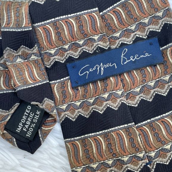 Geoffrey Beene Men Tie 100% Silk Neck Tie Classic Ties Made in USA - Picture 9 of 12